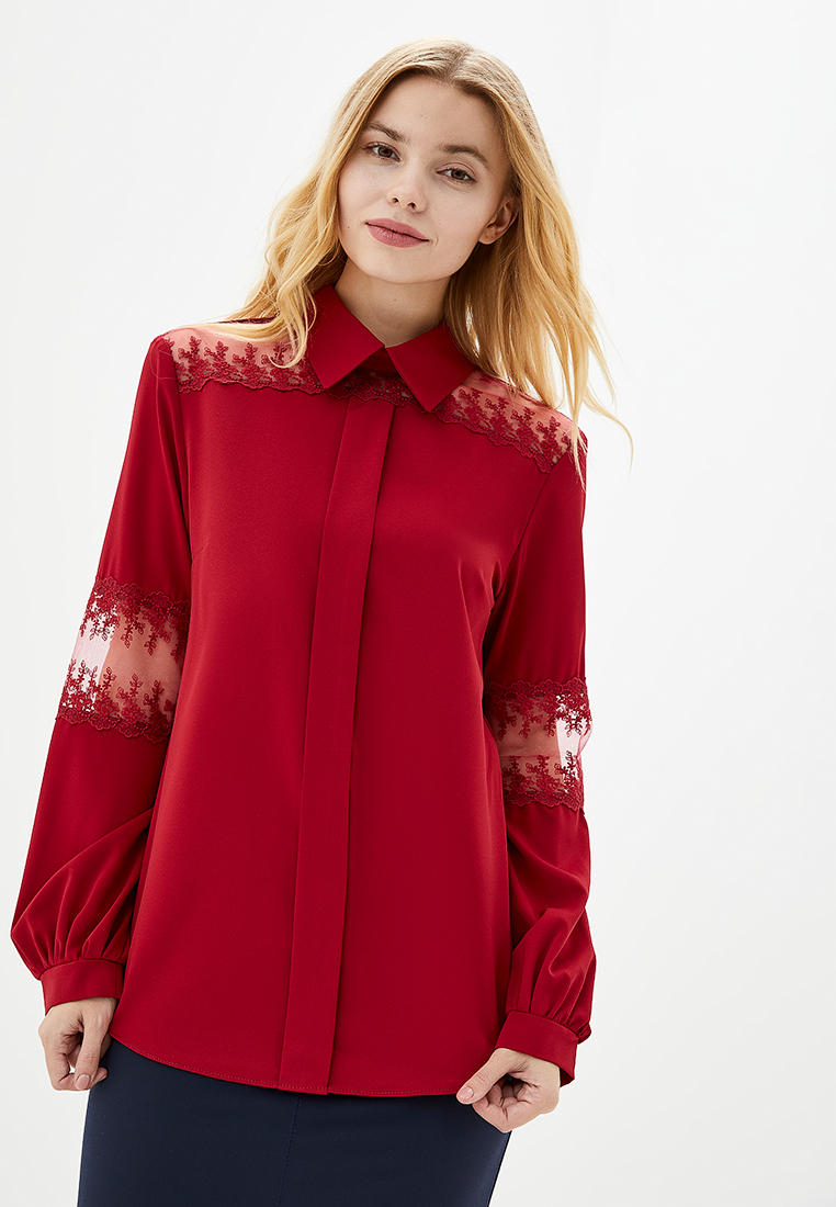 Блуза Zubrytskaya с рубашечным воротником 0213
